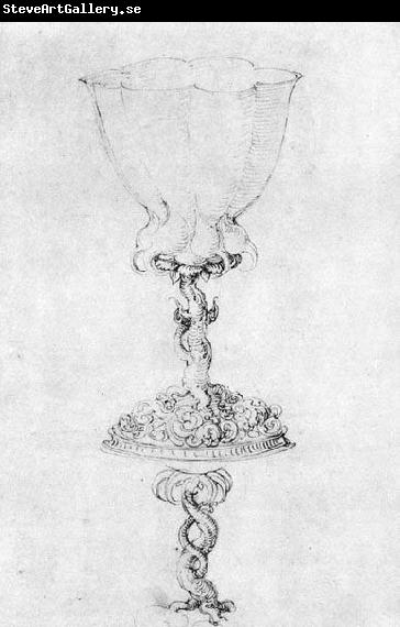 Albrecht Durer Design of a Goblet with a Variant of the Base